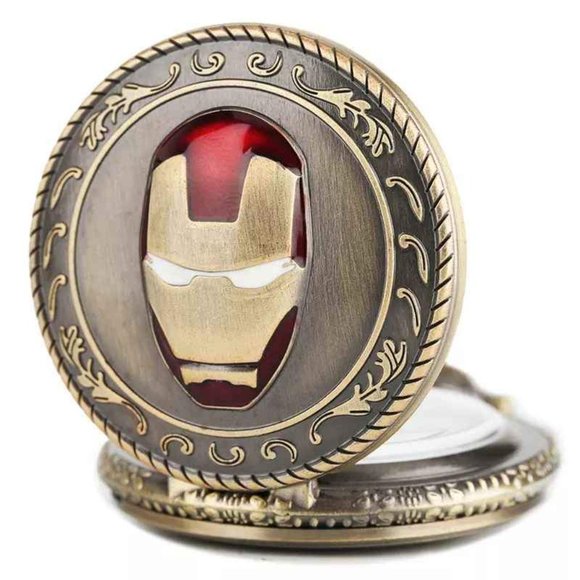 Ironman Pocket Watch Iron Man Avengers - Picture 3 of 4
